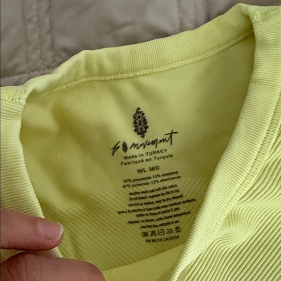Free People Yellow Tank Top - Picture 2 of 3